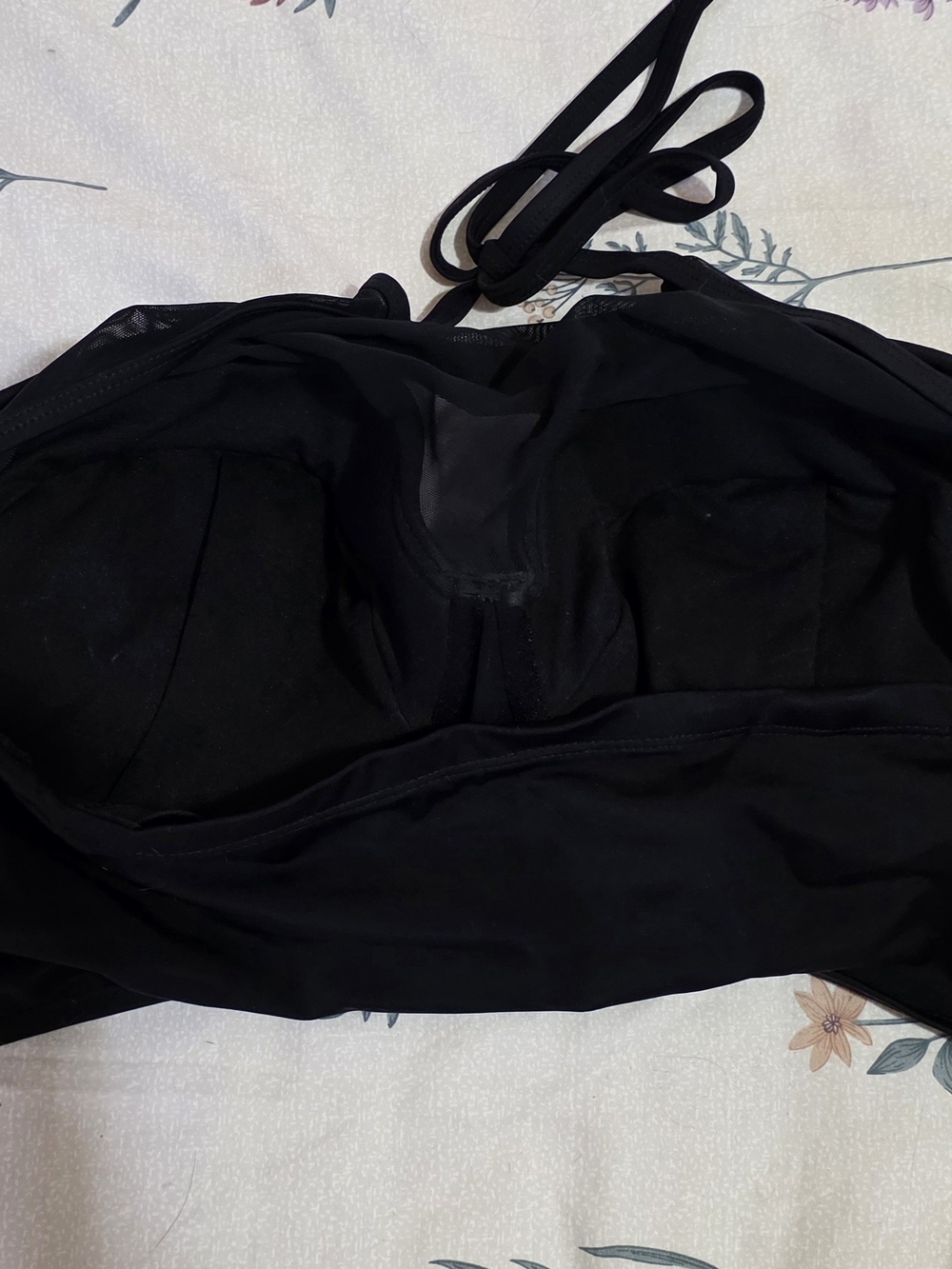 torrid Black Mesh High-Neck Swim Top - Picture 4 of 5